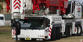 mobile crane hire truck