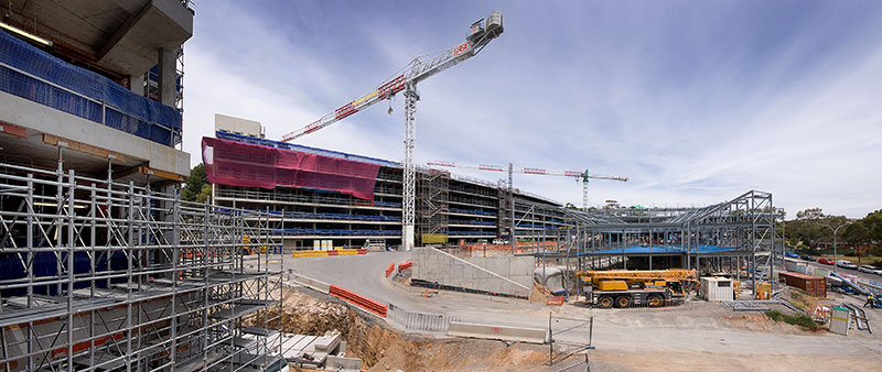 Flinders Medical Centre Crane Project